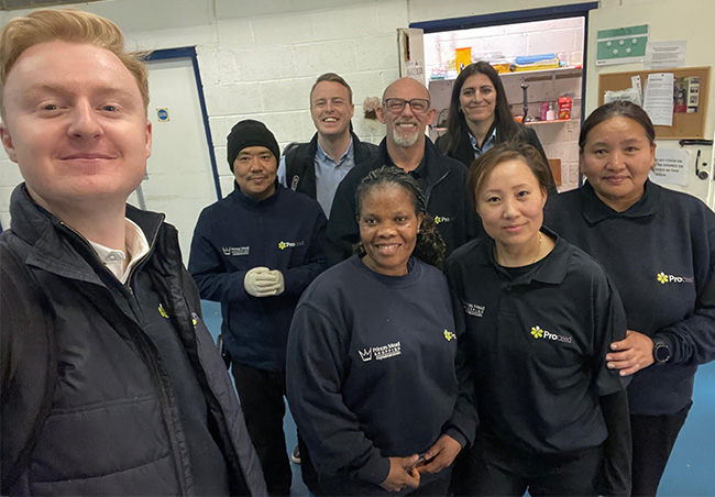 Image of a retail cleaning company implementing mobilisation at a shopping centre
