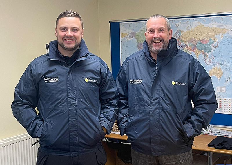 Proceed Solutions image of retail cleaning specialists in branded workwear
